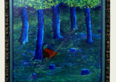 "Blue Wood" 2000 Oil on Canvas 24" x 32" TBI Legacy Collection