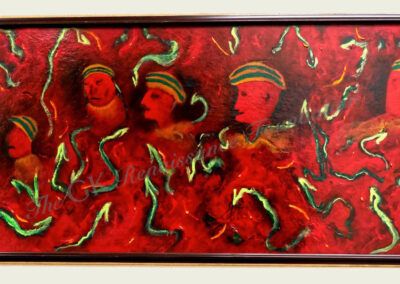 Diatribe Oil on Board 20.5" x 48" TBI Legacy Collection