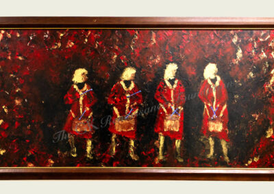 Muster Oil on Board 24" x 50.5" TBI Legacy Collection