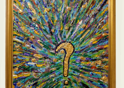 Peacock In Doubt Oil on Board 17" x 22" TBI Legacy Collection