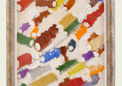 Rainbow Canoli Snow Oil on Board 31" x 19" TBI Legacy Collection