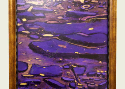 Royal-Gold Quarry Oil on Board 27" x 27" TBI Legacy Collection
