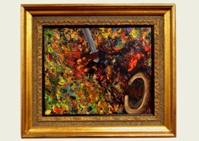 Warrior Oil on Board 26" x 22" TBI Legacy Collection